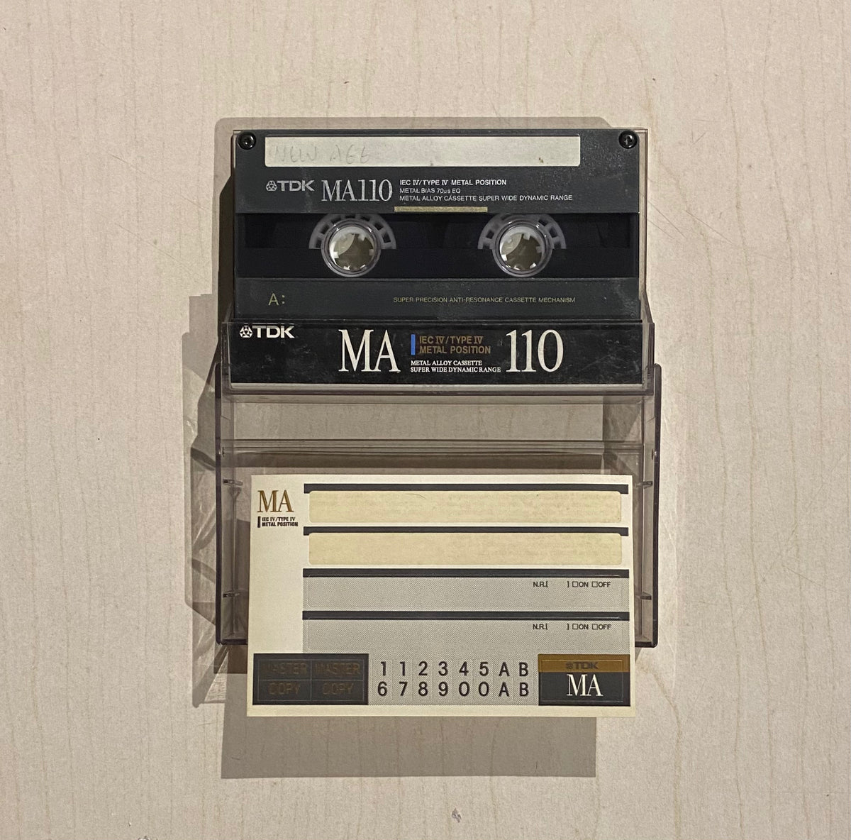 TDK MA110l  カセットテープ TDK MA110 Type IV Metal Position, Kaset – Vintage Records