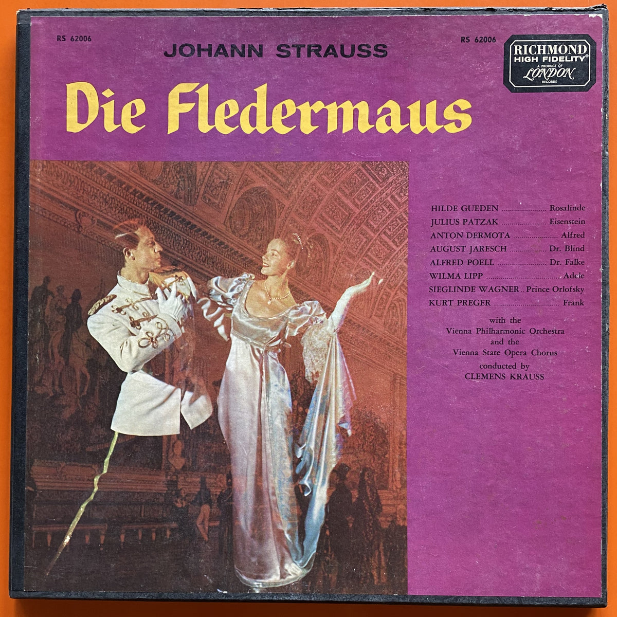 Johann Strauss / Die Fledermaus, 2xLP Box Set – Vintage Records