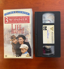 Roberto Benigni / Life Is Beautiful, VHS Kaset