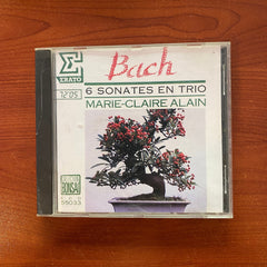 Marie-Claire Alain, Bach / 6 Sonates En Trio, CD