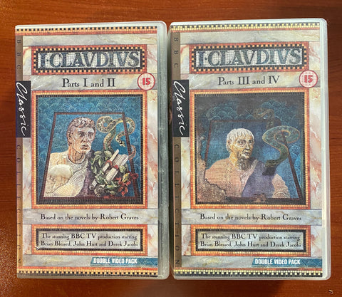 I, Claudius Parts I and II, Parts III and IV, VHS Kaset,