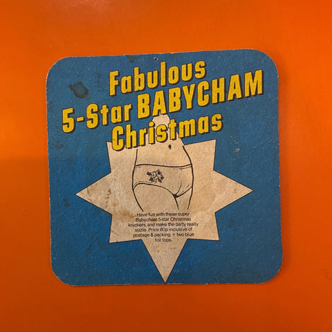 Babycham 5-Star Christmas, Bardak Altlığı