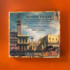 Antonio Vivaldi, Le Concert Des Nations, Jordi Savall, Manfredo Kraemer, Pablo Valetti, Bruno Cocset / La Viola Da Gamba In Concerto (Viole E Violoncello "All'Inglese"), CD