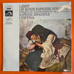 Liszt, Cziffr / Les Quinze Rapsodies Hongroises, Disque III : Rapsodies Nos 12, 13, 4, Et 15 - Rapsodie Espagnole, LP