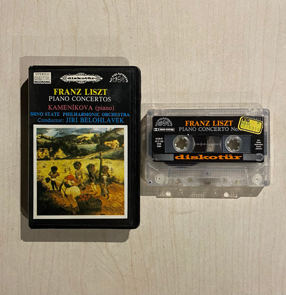 Liszt, Valentina Kameníková, Jiří Bělohlávek / Piano Concertos, Kaset