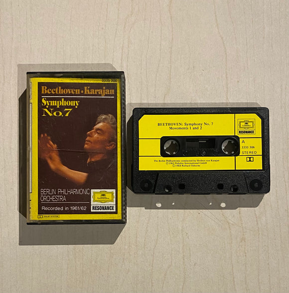 Beethoven 🞄 Karajan, Berlin Philharmonic Orchetra – Symphonie Nr. 7 (Recorded 1961/62), Kaset