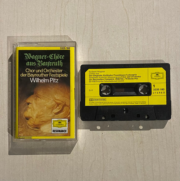 Wagner, Chor Und Orchester der Bayreuther Festspiele, Wilhelm Pitz / Wagner-Chöre aus Bayreuth, Kaset