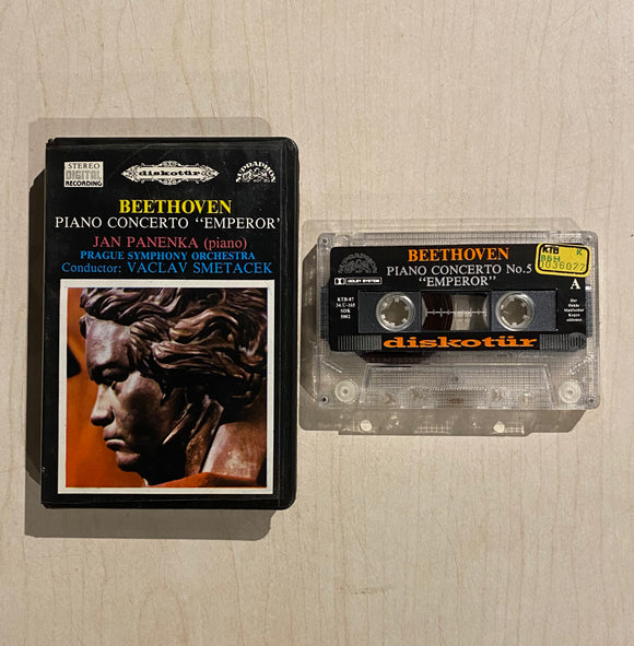 Beethoven, Jan Panenka, Václav Smetáček / Piano Concerto Emperor, Kaset