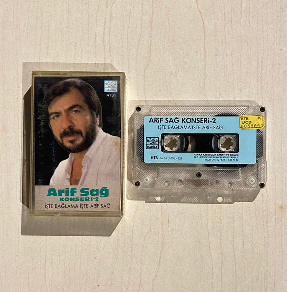 Arif Sağ / Arif Sağ Konseri - 2 - İşte Bağlama İşte Arif Sağ, Kaset