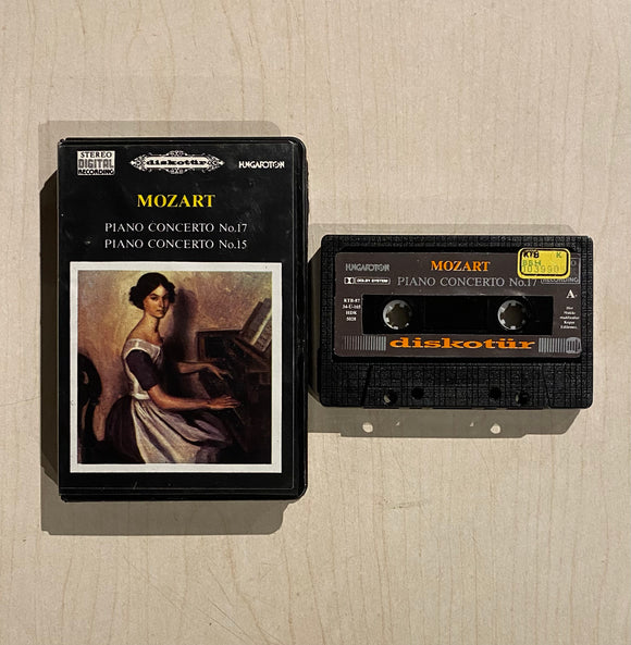 Mozart, Dezső Ránki, János Rolla / Piano Concertos In G Major K. 453 & In B Flat Major K. 450, Kaset