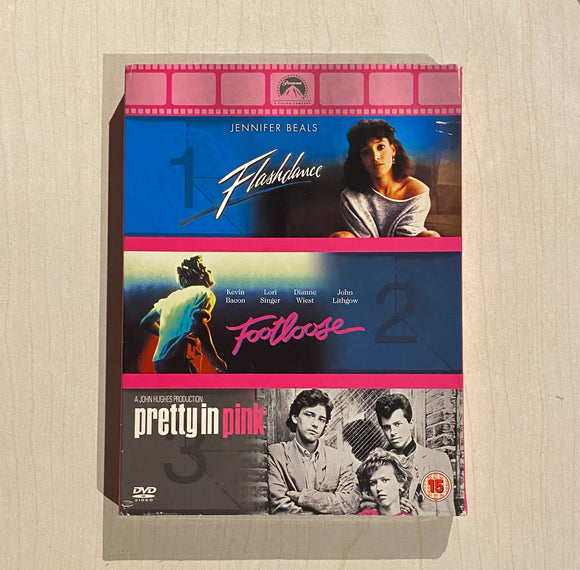 Flashdance - Footloose - Pretty in Pink, 3 x DVD Kutu Set