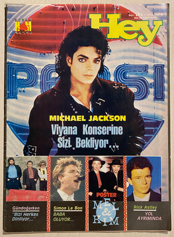 Hey, 1988, Sayı: 15, 11 Nisan, Dergi
