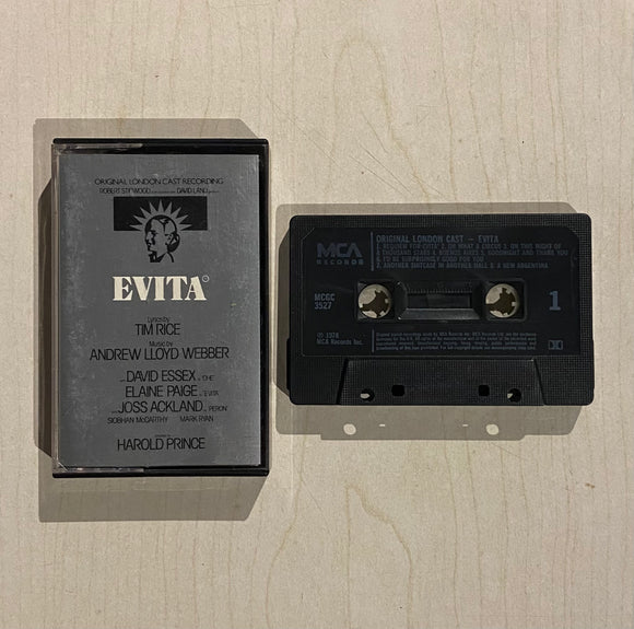 Andrew Lloyd Webber And Tim Rice / Evita: Original London Cast Recording, Kaset