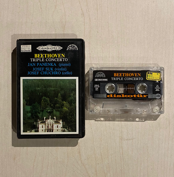 Beethoven - Jan Panenka, Josef Suk, Josef Chuchro / Triple Concerto, Kaset