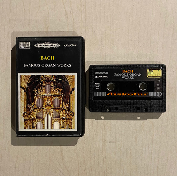 J.S.Bach, Gábor Lehotka / Famous Organ Works, Kaset