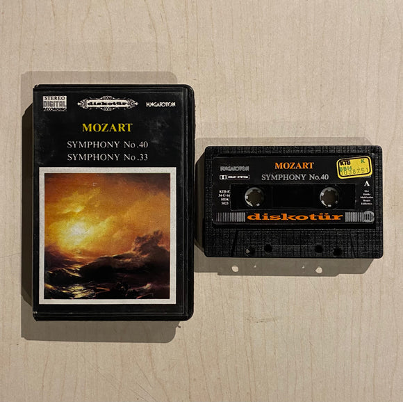Mozart, Vilmos Tátrai / Symphony No. 40 - Symphony No. 33, Kaset