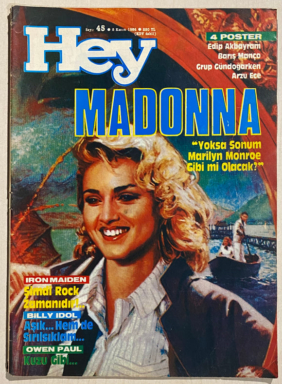 Hey, 1986, Sayı: 45, 8 Kasım, Dergi