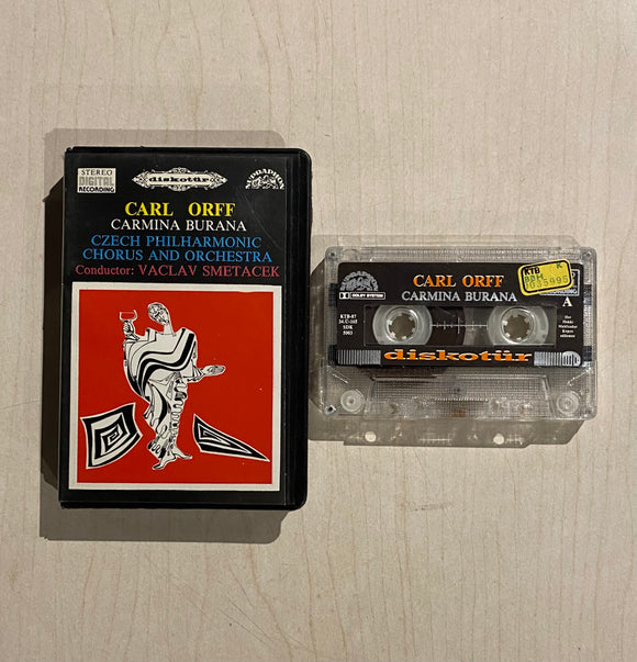 Carl Carl Orff, Vaclav Smetáček, Czech Philharmonic Orchestra and Singing Chorus / Carmina Burana, Kaset