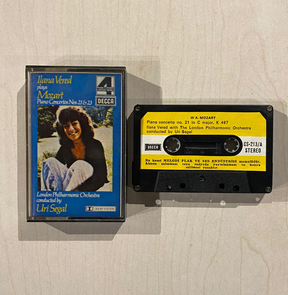 Ilana Vered, Uri Segal / Ilana Vered Plays Mozart Piano Concertos Nos 21 & 23, Kaset