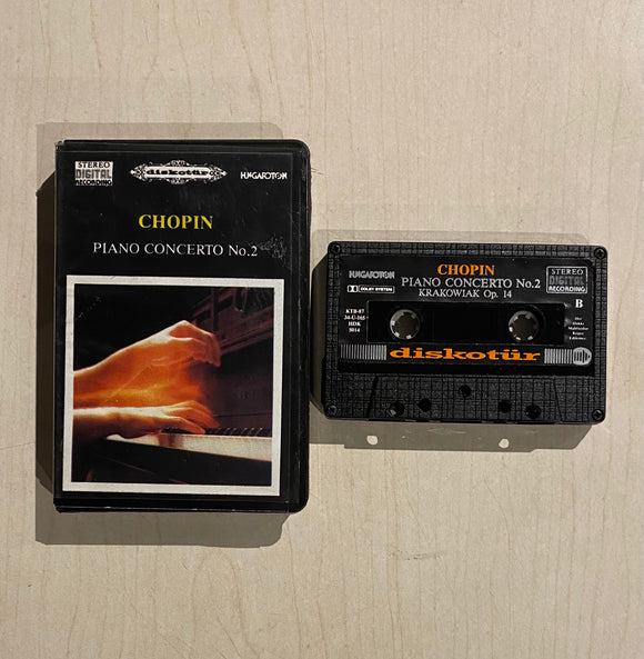 Chopin - Sándor Falvai, András Kórodi / Piano Concerto In F Minor, Op. 21 - Krakowiak, Op. 14, Kaset