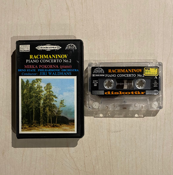 Rachmaninov, Mirka Pokorná, Jiří Waldhans / Piano Concerto No.2 - Symphonic Dance No.1, Kaset