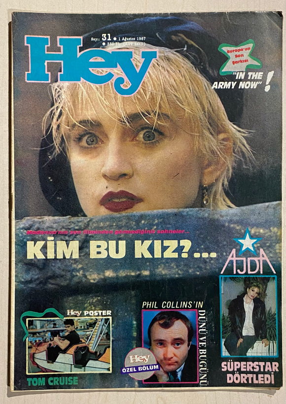 Hey, 1987, Sayı: 31, 1 Ağustos, Dergi