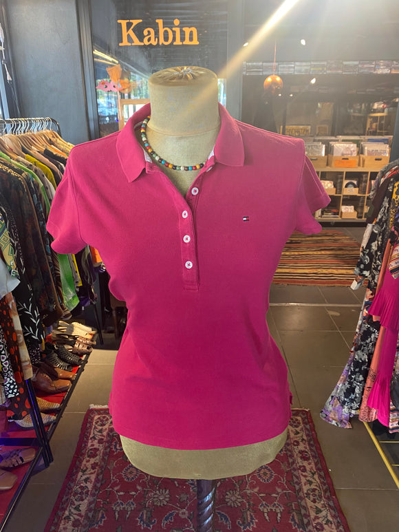 Pembe Tommy Tişört