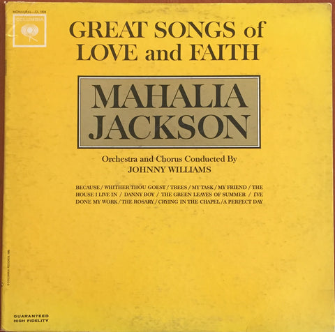Mahalia Jackson / Great Songs Of Love And Faith, LP