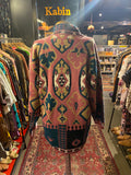 İri Desenli Oversize Kazak