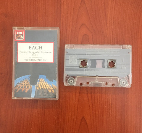 Bach, Yehudi Menuhin / Brandenburgische Konzerte Nr.1-3, Kaset