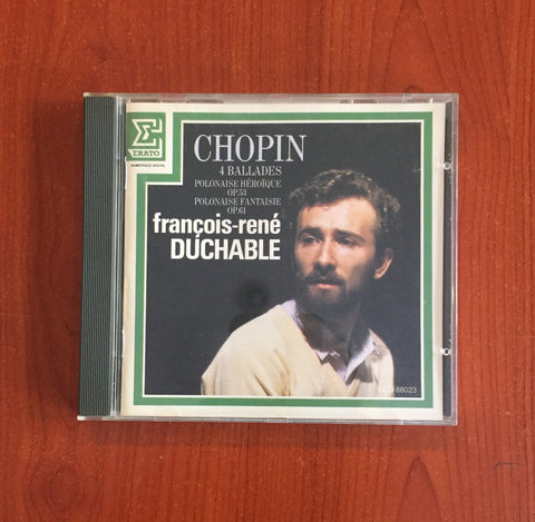 François-René Duchâble, Frédéric Chopin / Chopin 4 Ballades, CD