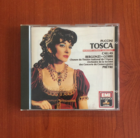 Maria Callas, Carlo Bergonzi, Tito Gobbi / Puccini Tosca Highlights, CD