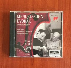 Mendelssohn, Dvořák, Isaac Stern, Philadelphia Orchestra, Eugene Ormandy / Violin Concertos, CD