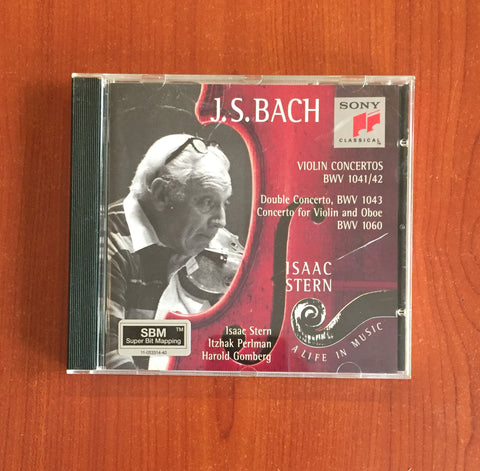 J. S. Bach, Isaac Stern, Itzhak Perlman, Harold Gomberg / Violin Concertos BWV 1041/42 • Double Concerto, BWV 1043 • Concerto For Violin And Oboe BWV 1060, CD