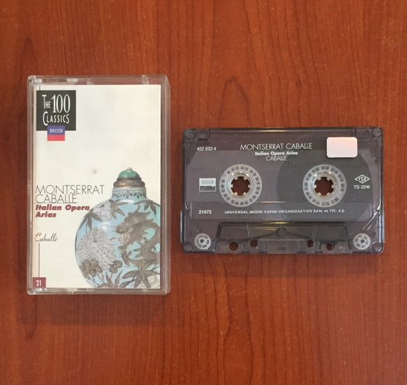 Montserrat Caballe / Italian Opera Areas, Kaset