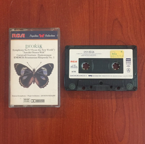 Dvorak,  Enesco / Symphony No 9 * Carnival Overture * ENESCO: Roumanian Rhapsody No 1, Kaset