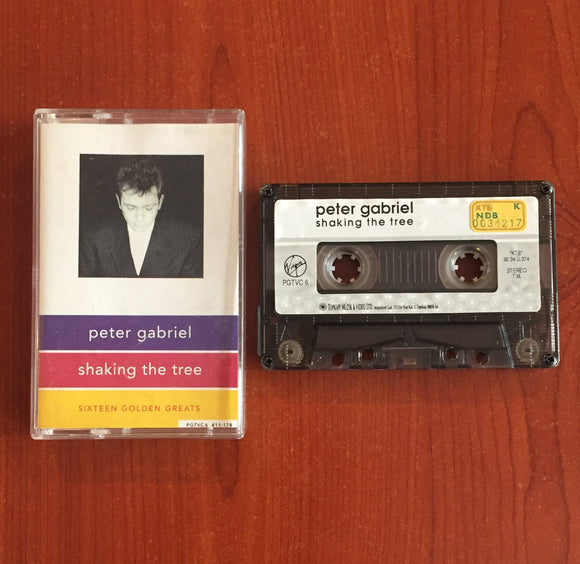 Peter Gabriel ‎/ Shaking The Tree (Sixteen Golden Greats), Kaset