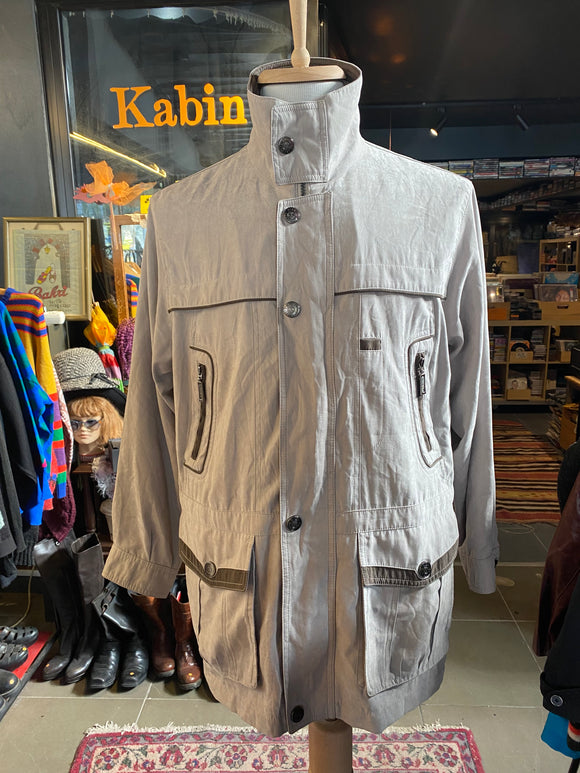 Taş Rengi İnce Mont