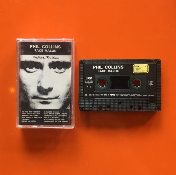 Phil Collins / Face Value, Kaset