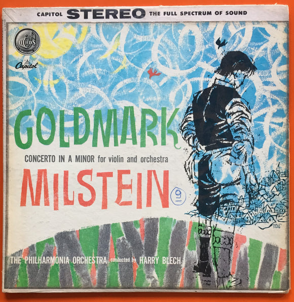 Goldmark, Milstein, The Philharmonia Orchestra / Concerto In A Minor For Violin And Orchestra, LP