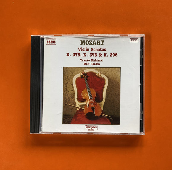Mozart, Takako Nishizaki, Wolf Harden / Violin Sonatas K.378, K.376 & K.296, CD Naxos 550065
