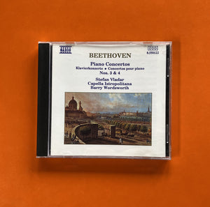 Beethoven, Stefan Vladar, Capella Istropolitana, Barry Wordsworth / Piano Concertos Nos. 3 & 4, CD Naxos 550122