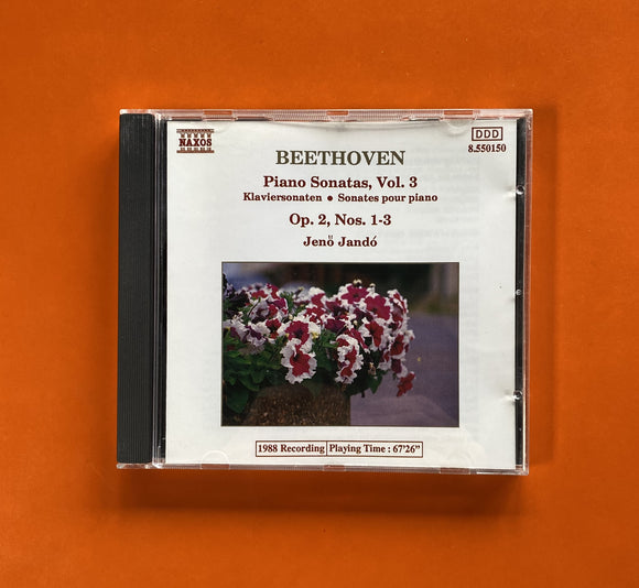 Beethoven, Jenö Jandó / Piano Sonatas, Vol. 3, CD Naxos 550150