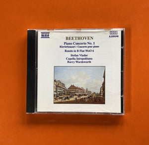 Beethoven, Stefan Vladar, Capella Istropolitana, Barry Wordsworth / Piano Concerto No. 1 - Rondo In B Flat WoO 6, CD Naxos 550190