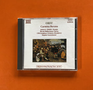 Orff, Jenisová • Doležal • Kusnjer, Stephen Gunzenhauser / Carmina Burana, CD Naxos 550196