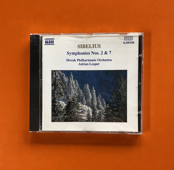 Sibelius, Adrian Leaper / Symphonies Nos. 2 & 7, CD Naxos 550198