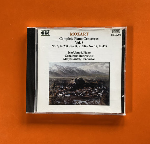 Mozart, Jenö Jandó, Concentus Hungaricus, Mátyás Antal / Complete Piano Concertos Vol. 8, CD Naxos 550208