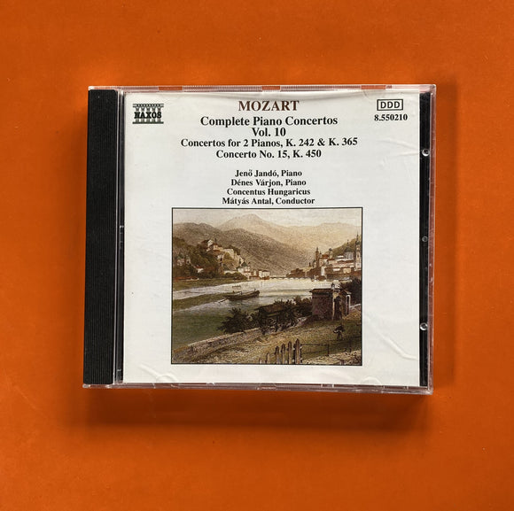 Mozart, Jenö Jandó, Dénes Várjon, Concentus Hungaricus, Mátyás Antal / Complete Piano Concertos Vol. 10, CD Naxos 550210