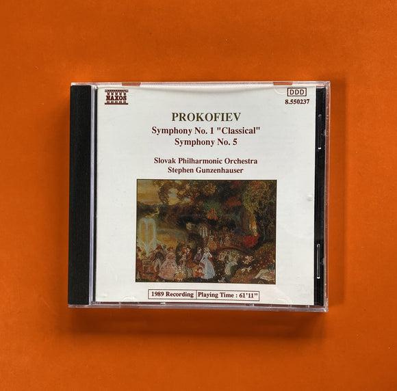 Prokofiev / Symphony No. 1, 'Classical' - Symphony No. 5, CD Naxos 550237