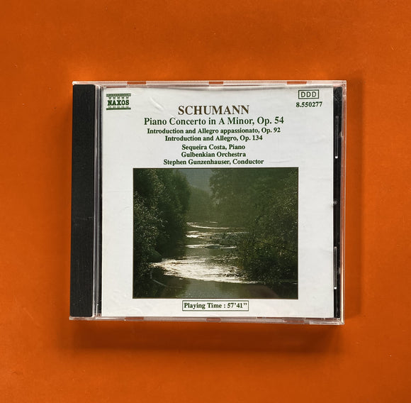 Schumann, Sequeira Costa, Stephen Gunzenhauser  / Piano Concerto In A Minor, Op. 54 / Introduction And Allegro Appassionato, Op. 92 / Introduction And Allegro, Op. 134, CD Naxos 550277